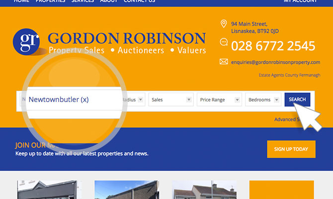 Setting your Search Criteria